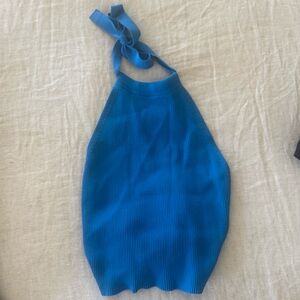 Zara backless halter top